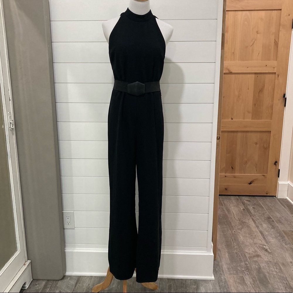 Zara Basics black jumpsuit